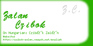 zalan czibok business card